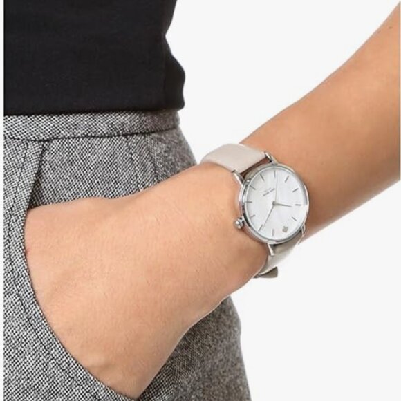 Kate Spade New York Women's Metro Quartz Stainless Steel, Leather Watch - Picture 3 of 6